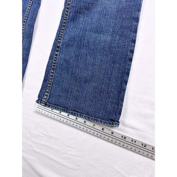 X2 Denim Laboratory W10 Flare Leg Jean Blue Womens Size‎ 6 Regular - Picture 7 of 9